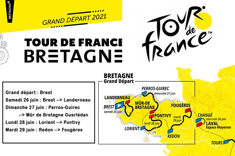 Le Tour de France 2021 en Bretagne ! - Camping Ker Eden Golfe du Morbihan